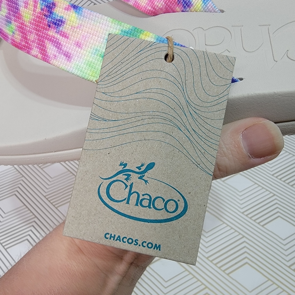 NWT Chaco Women's Chillos Light Tie Dye Flip Flops Size 11 US, 42 EU. - Picture 5 of 6